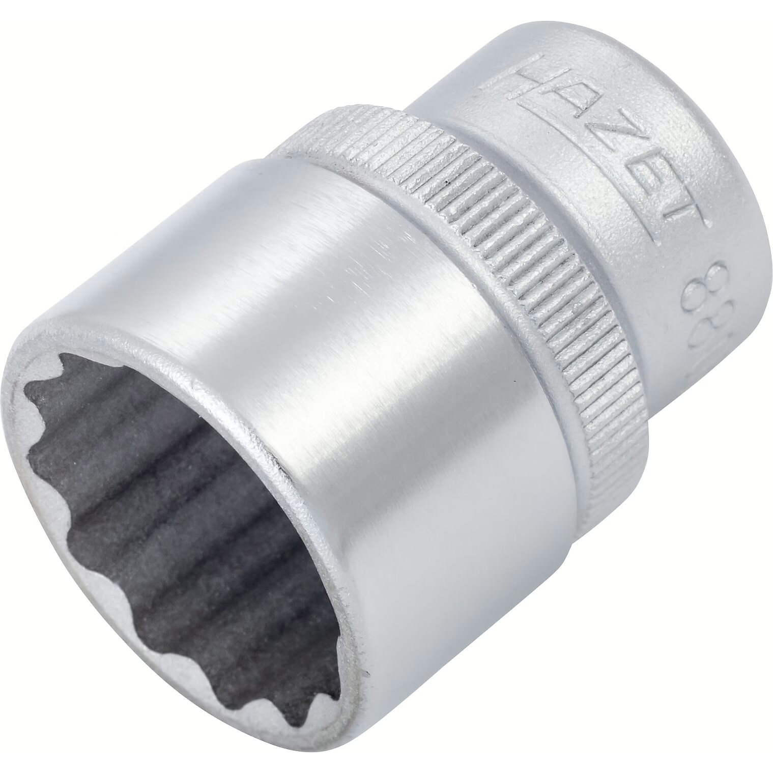 Hazet 880Z-18 - 3⁄8″ Socket 12-Point Outside Traction Profile, 18 mm