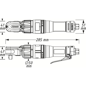 Hazet 9022-360 1/2" High performance air ratchet