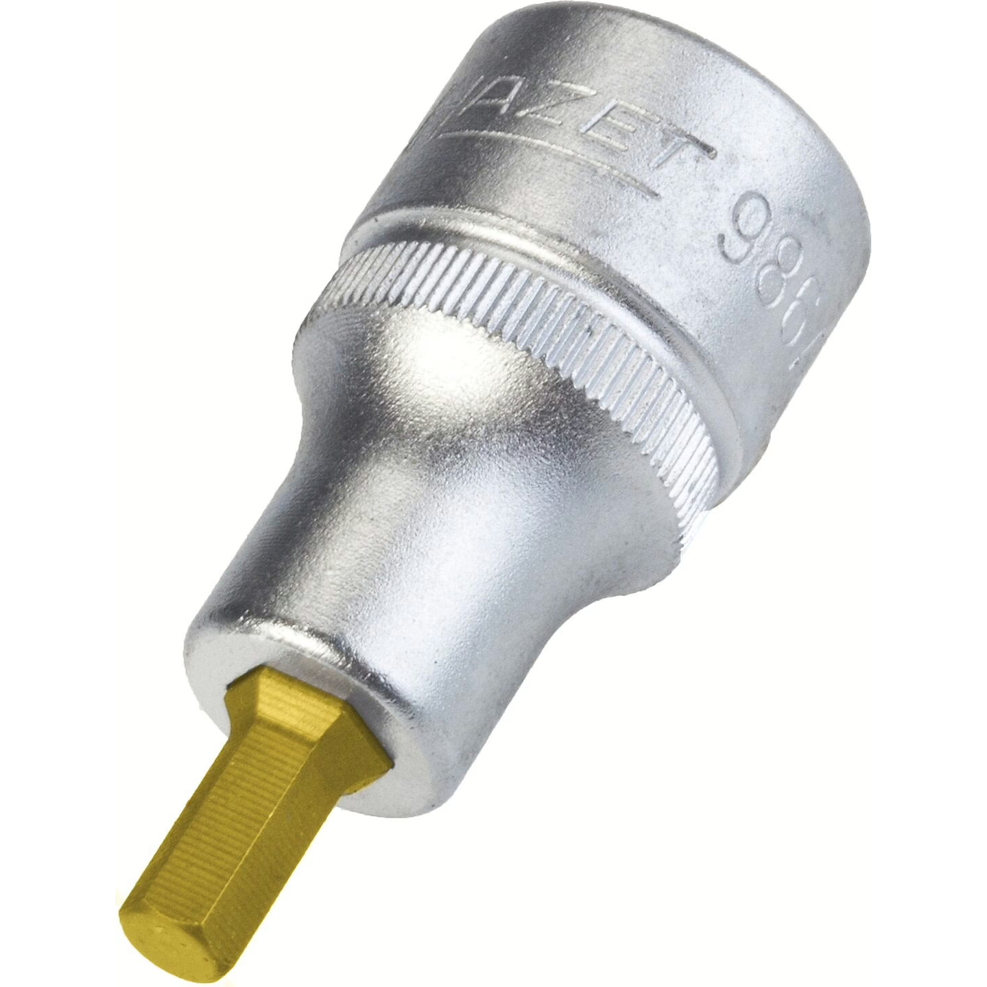 Hazet 986A-7/32 - 7/32" Hex Titanium-Nitride Bit Socket, 1/2" Drive