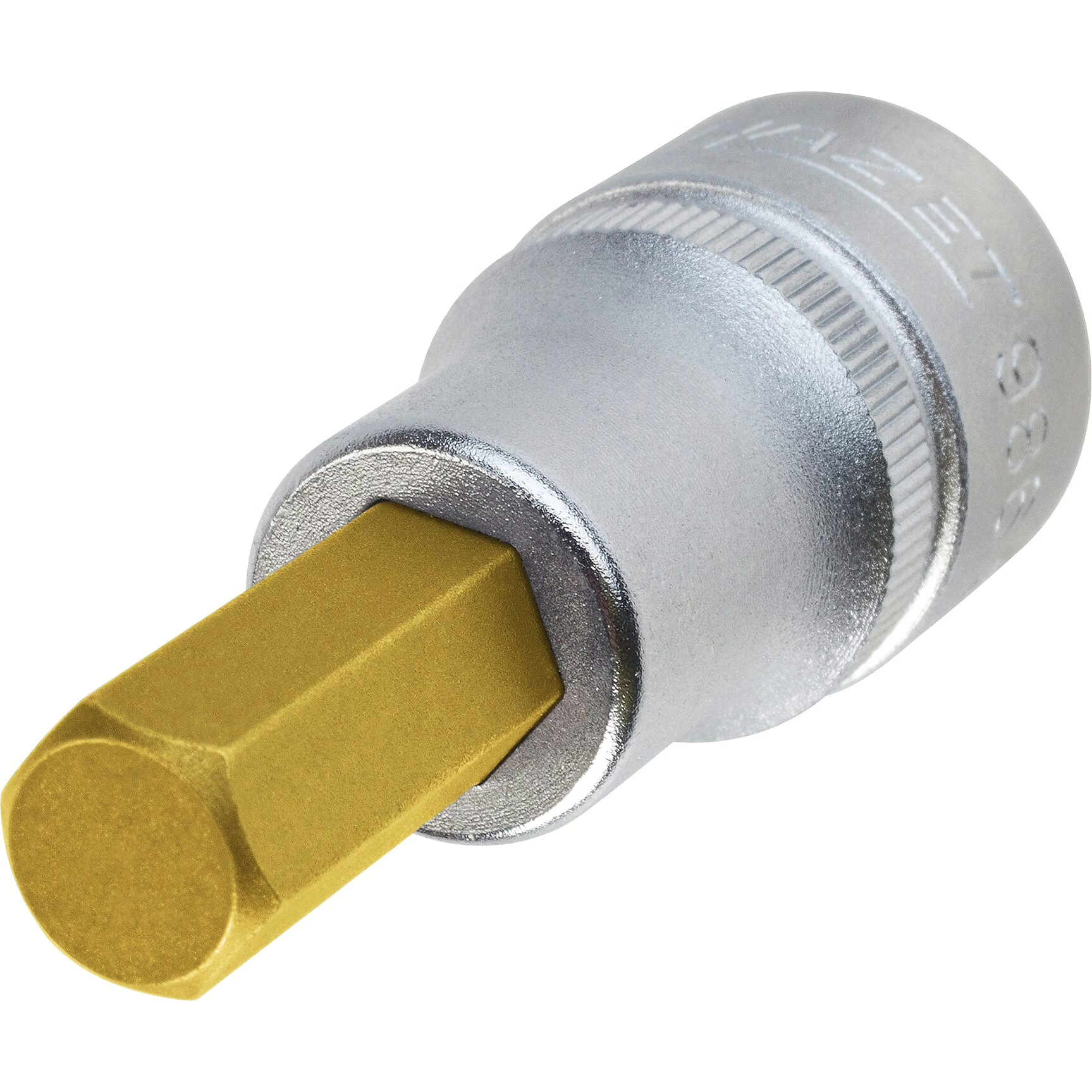 Hazet 986A-7/32 - 7/32" Hex Titanium-Nitride Bit Socket, 1/2" Drive