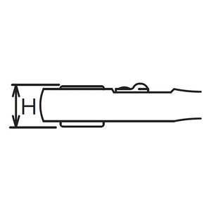 Koken 2749P-1/4HF - 1/4 Hex Drive Ratcheting Handle 125mm Length