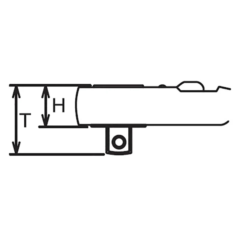 Koken 2753NB - 1/4 Sq. Dr. Ratchet Handle 20 teeth Push Button Length 115mm Metal Handle