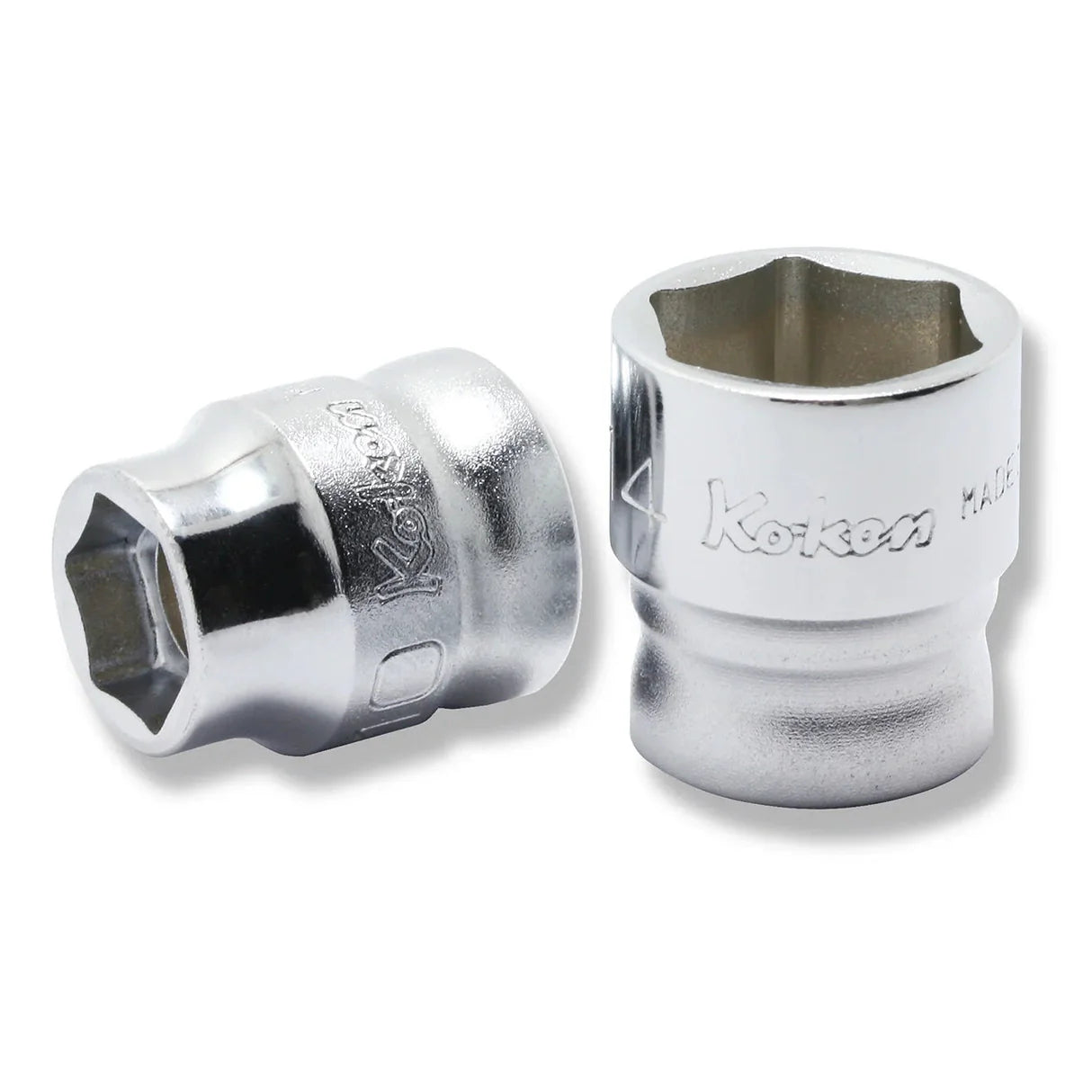 Koken 3400MZ-10 - 3/8" Sq Drive 6-Point Z-Series Metric Chrome Socket