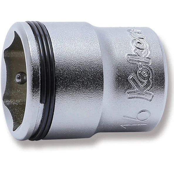 Koken 3450M-16 - 3/8" Sq Drive Nut Grip Socket 27mm Length