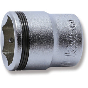 Koken 3450M-17 - 3/8 Sq. Dr. Socket 17mm Nut Grip Length 28mm