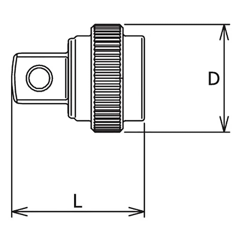 Koken 3756ZS - 3/8" Sq Drive Quick Spinner 25mm Length , Z-series