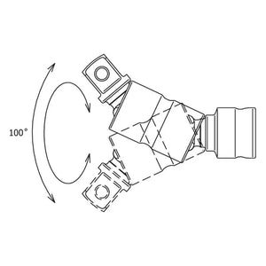 Koken 3772Z - 3/8" Sq Drive Universal Double Joint 65mm Length, Z-series