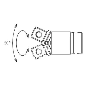 Koken 4771Z - 1/2 Sq. Dr. Universal Joint 1/2 Square Length 55.8mm Z-series