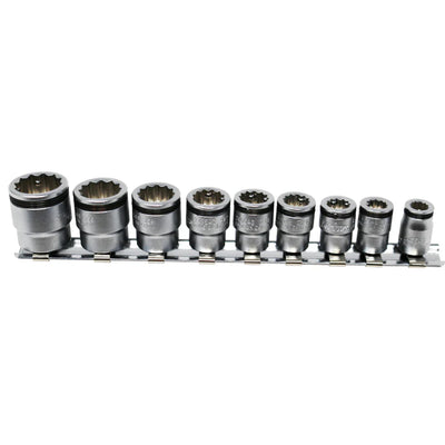 Koken RS2455AS/9 - 1/4 Sq Drive 12 point NUT GRIP Socket Set - 9 pieces