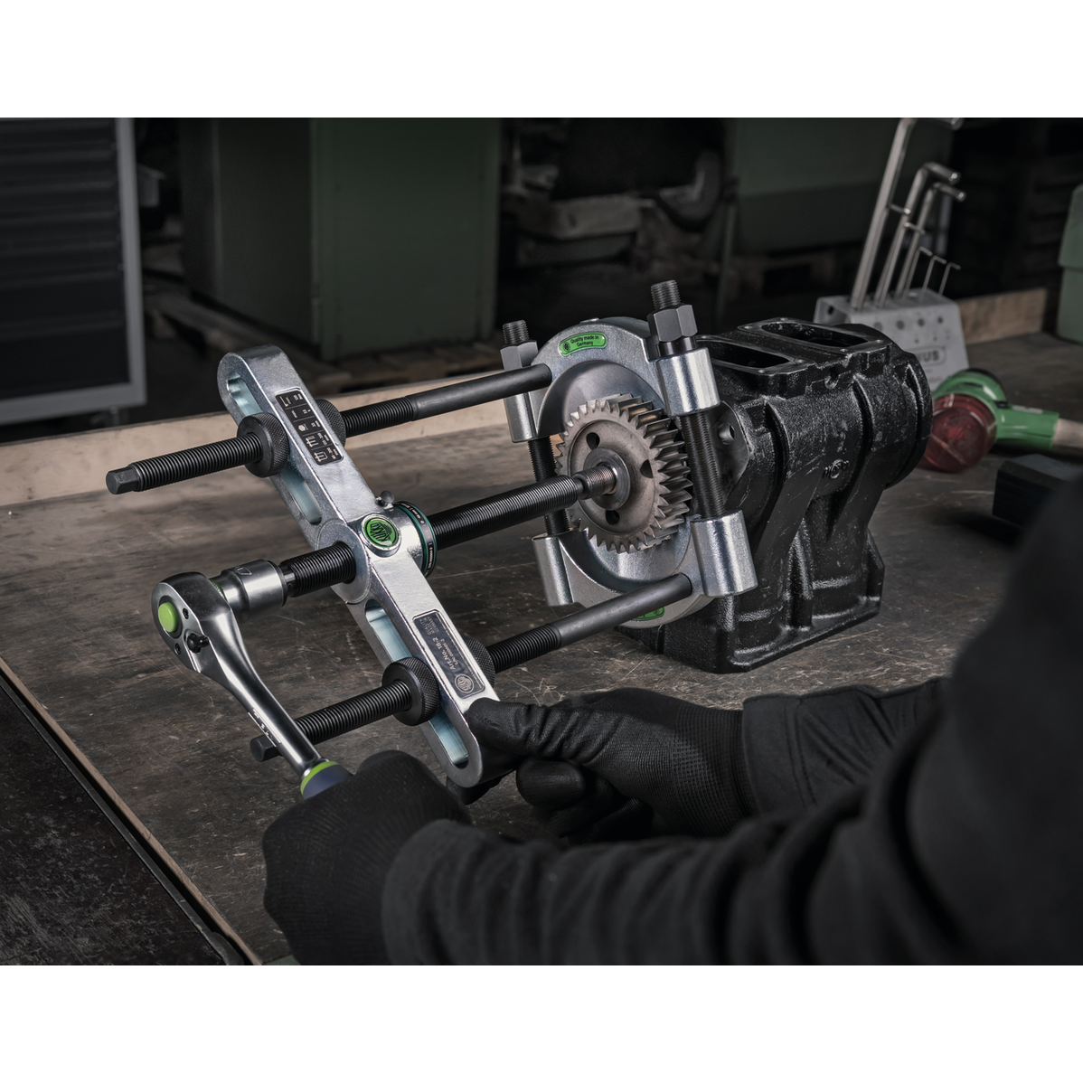 Kukko 18-0 | Puller, up to spread, 150 mm reach M10-Liger Tools