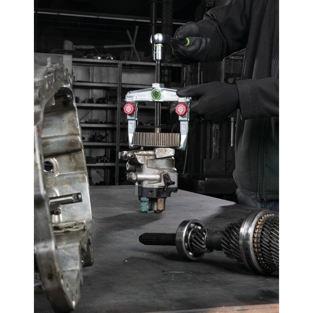 Kukko 20-10+ | 2-jaw universal puller with quick adjustment jaws, up to 130 mm spread, 100 mm reach-Liger Tools