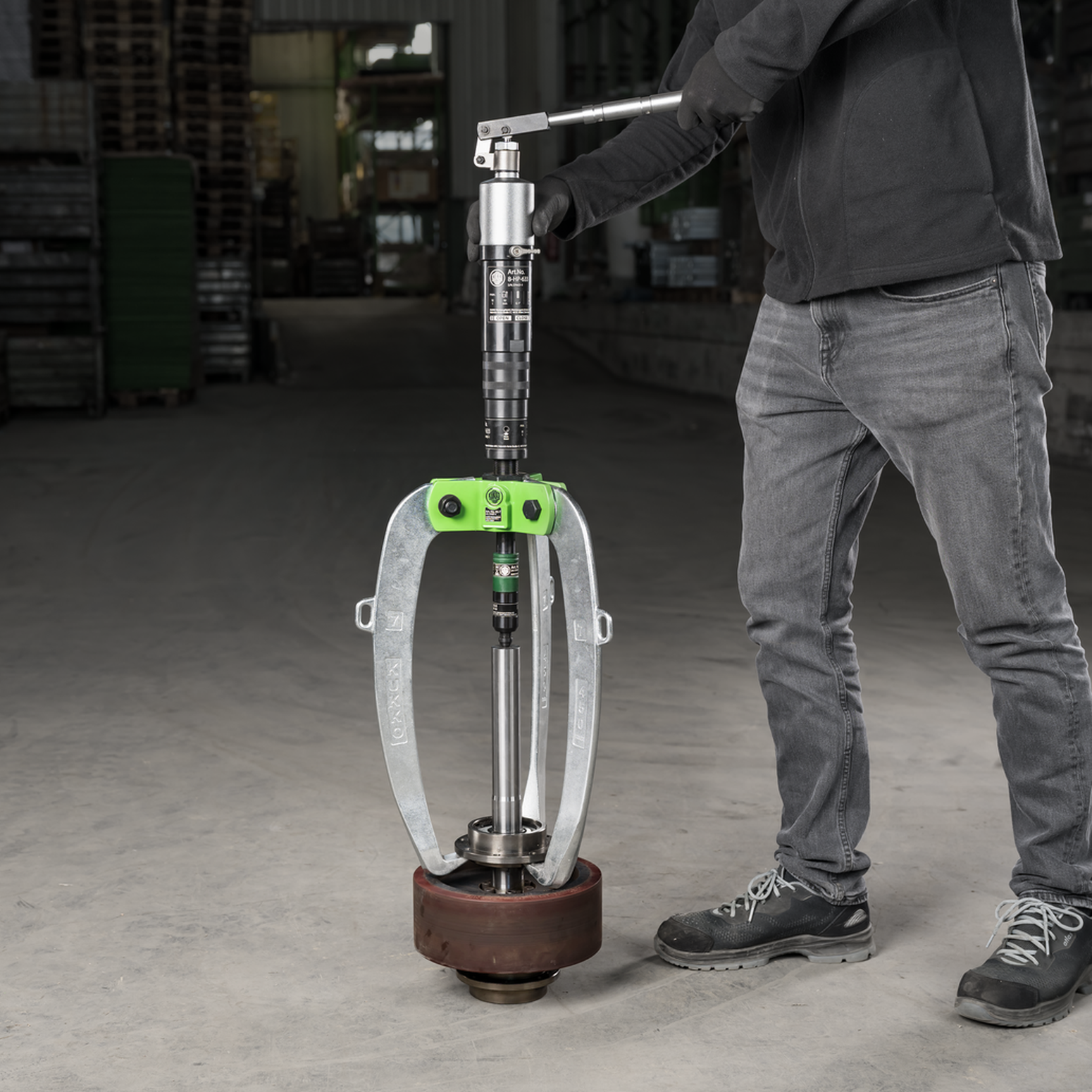 Kukko 45-4 | 3-Jaw Industrial Puller With Force-Amplifying, Self-Centering Jaws, Up To 250 mm Spread, 200 mm Reach-Liger Tools