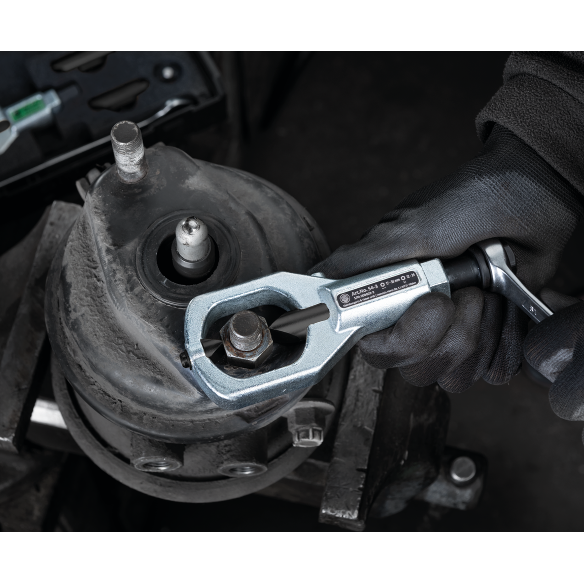 Kukko 54-3 | Double-Edged, Mechanical Nut Splitter 17 mm - 36 mm-Liger Tools