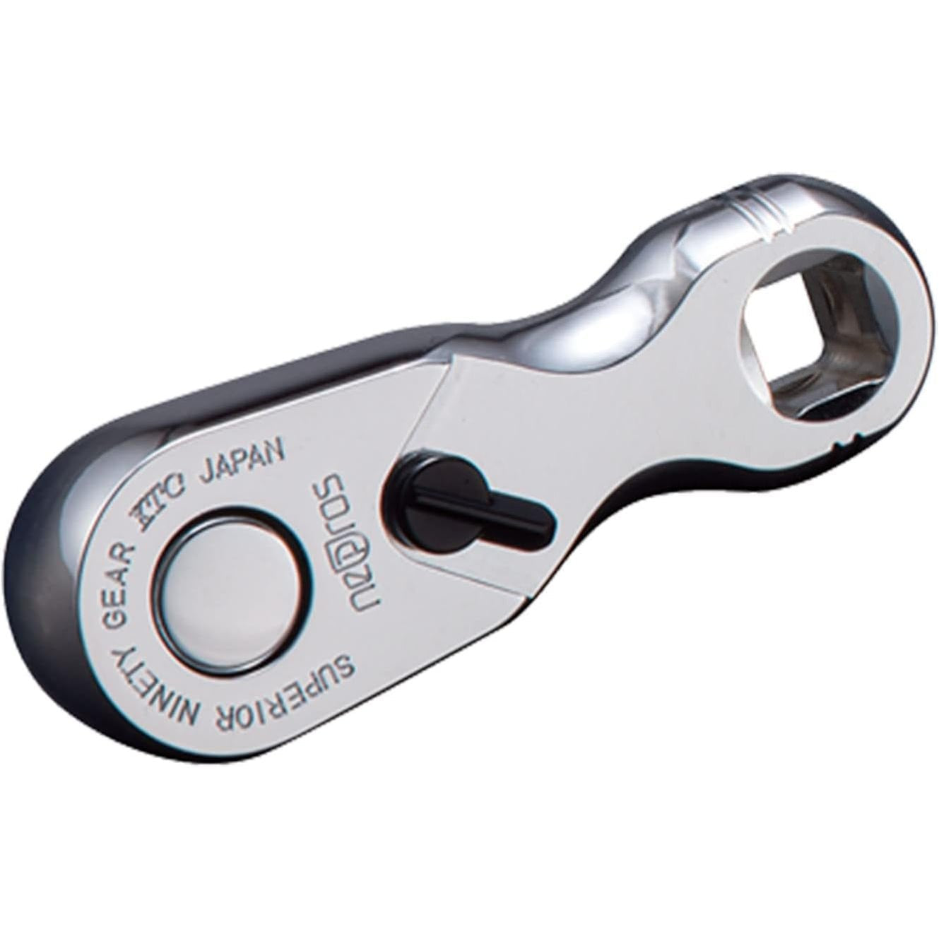 Nepros NBR390AH 3/8" 90-Tooth Ratchet, Stubby-Liger Tools