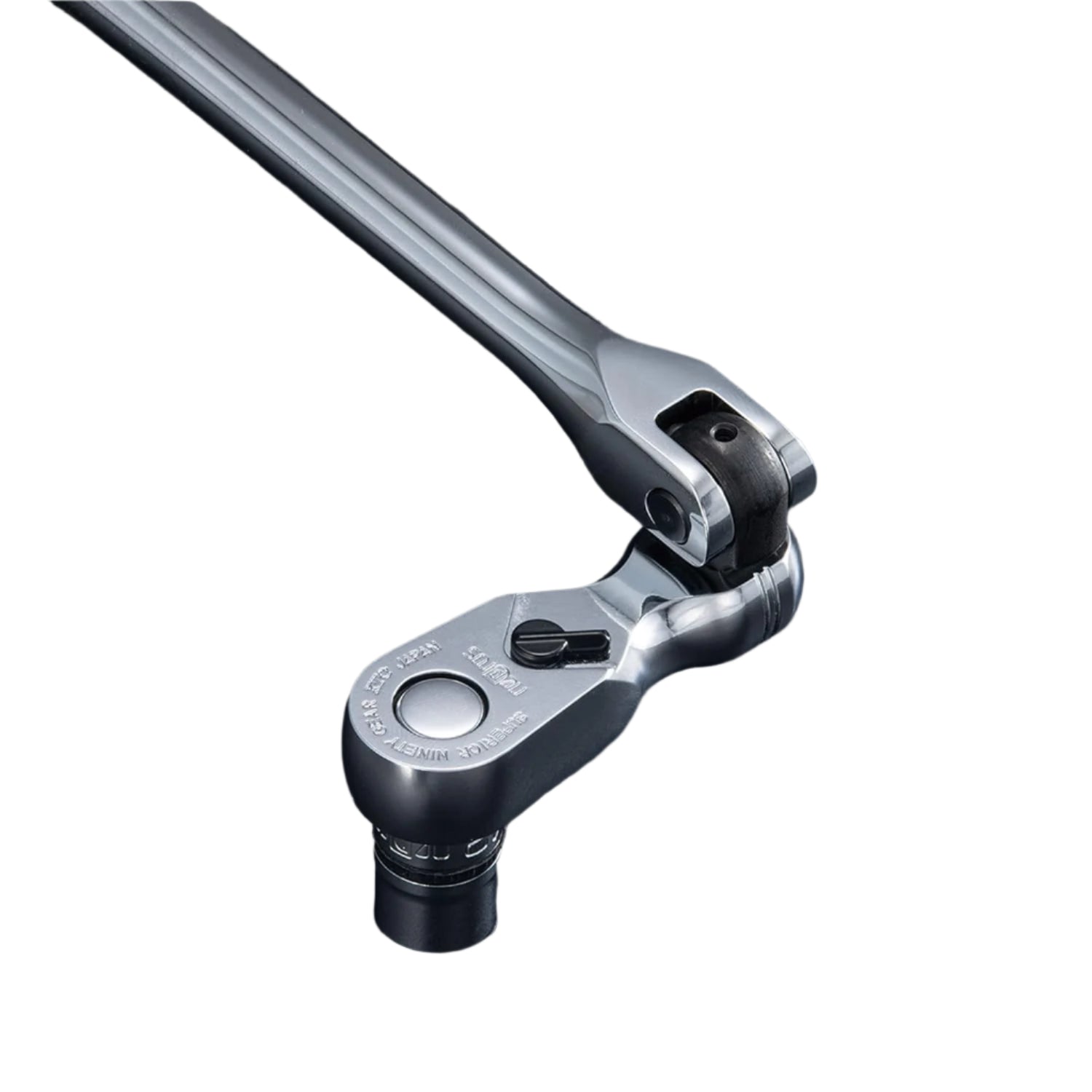 Nepros NBR390AH 3/8" 90-Tooth Ratchet, Stubby-Liger Tools