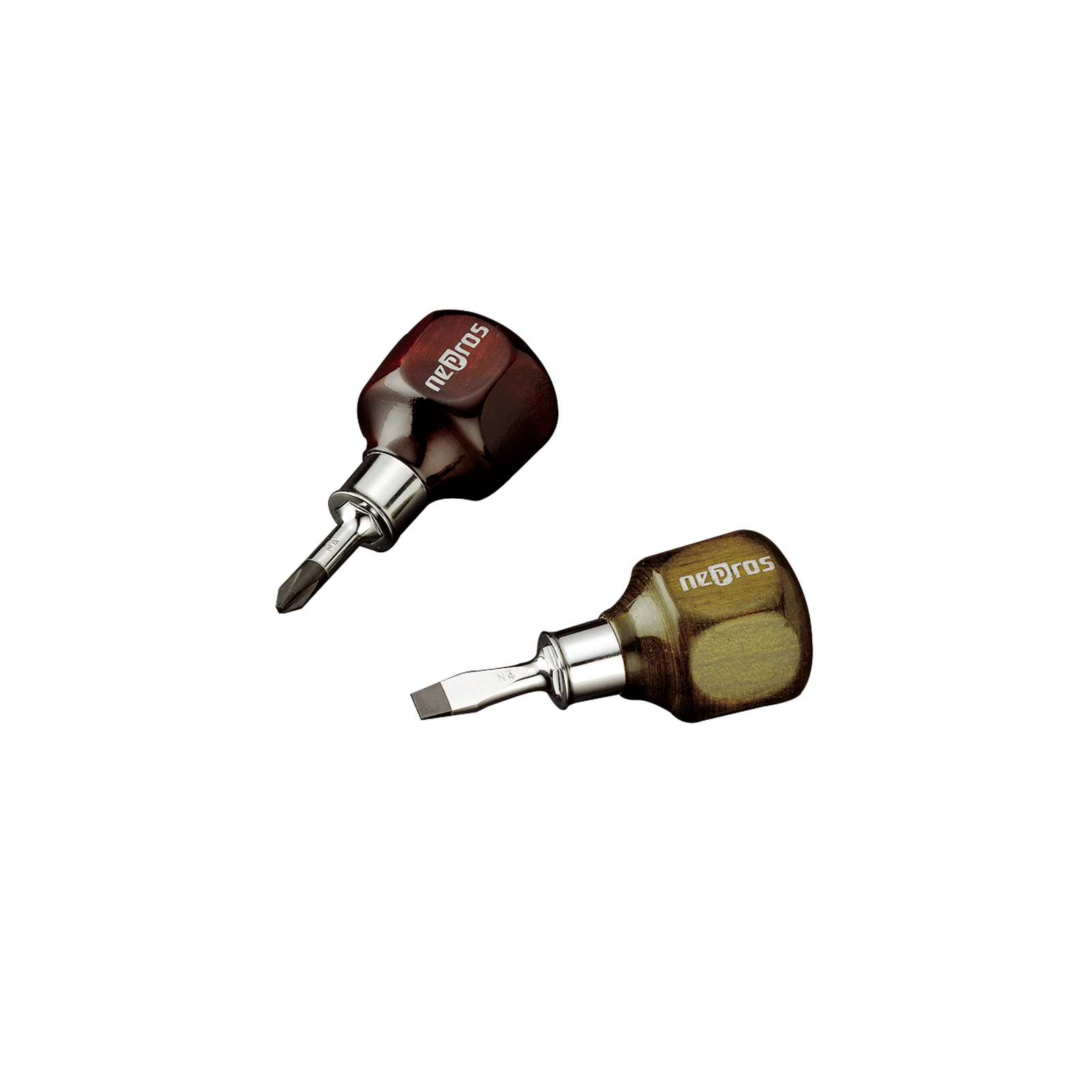 Nepros ND3PS-2 Wooden Stubby Screwdriver, Phillips, #2-Liger Tools