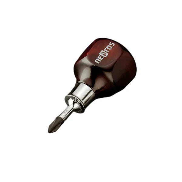 Nepros ND3PS-2 Wooden Stubby Screwdriver, Phillips, #2-Liger Tools