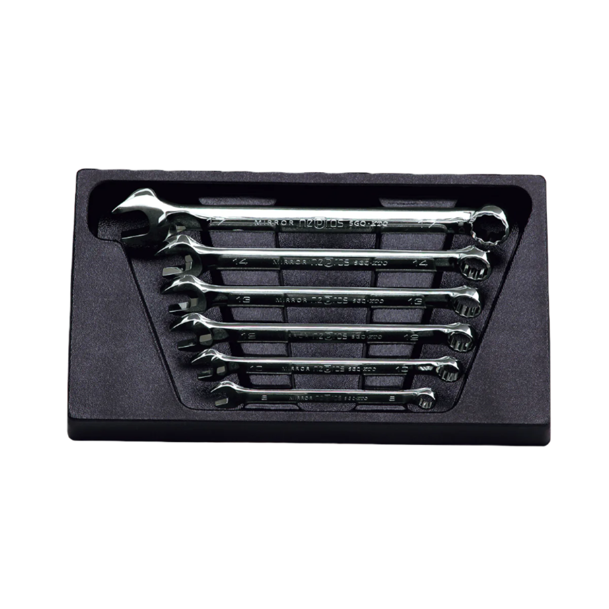 Nepros NTMS206 - Combination Wrench - Standard Set 12pt. Metric 6pcs.