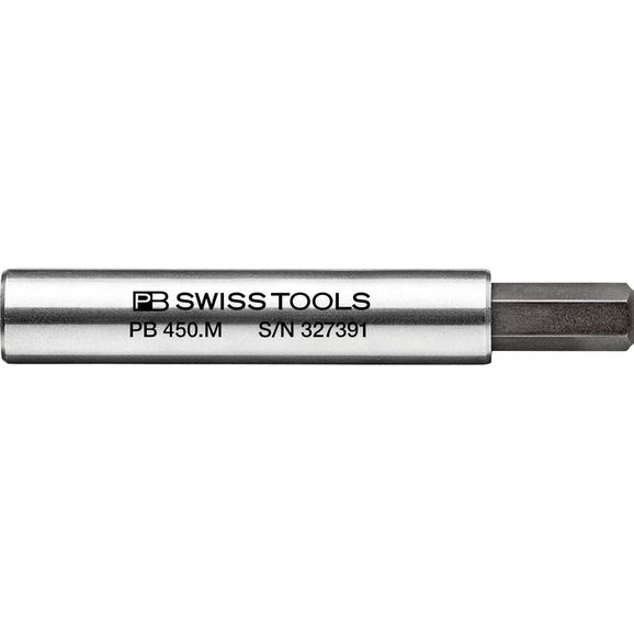 PB Swiss PB 450.M - Universal Bit Holder Adaptor, for Precision Bits C 6.3 1/4"