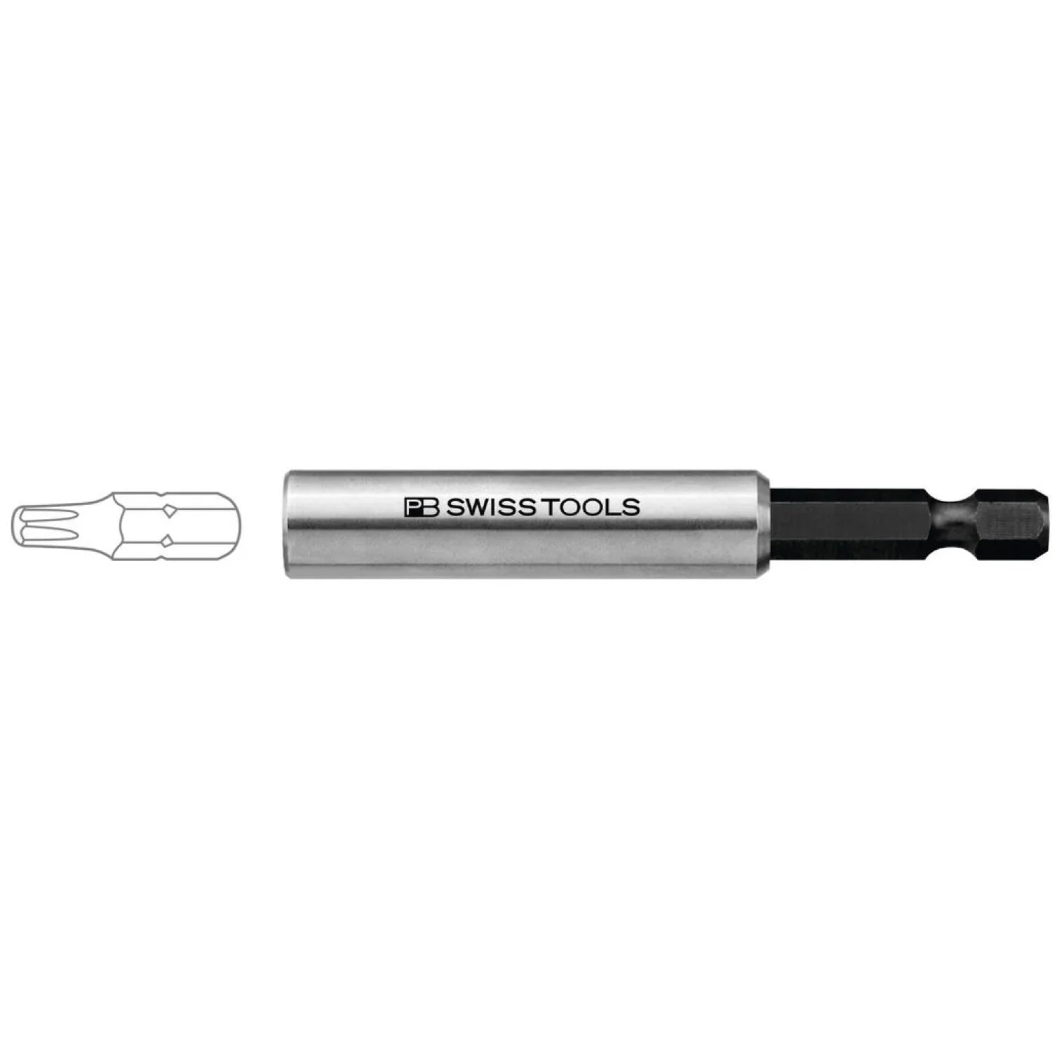 PB Swiss PB 450.M - Universal Bit Holder Adaptor, for Precision Bits C 6.3 1/4"