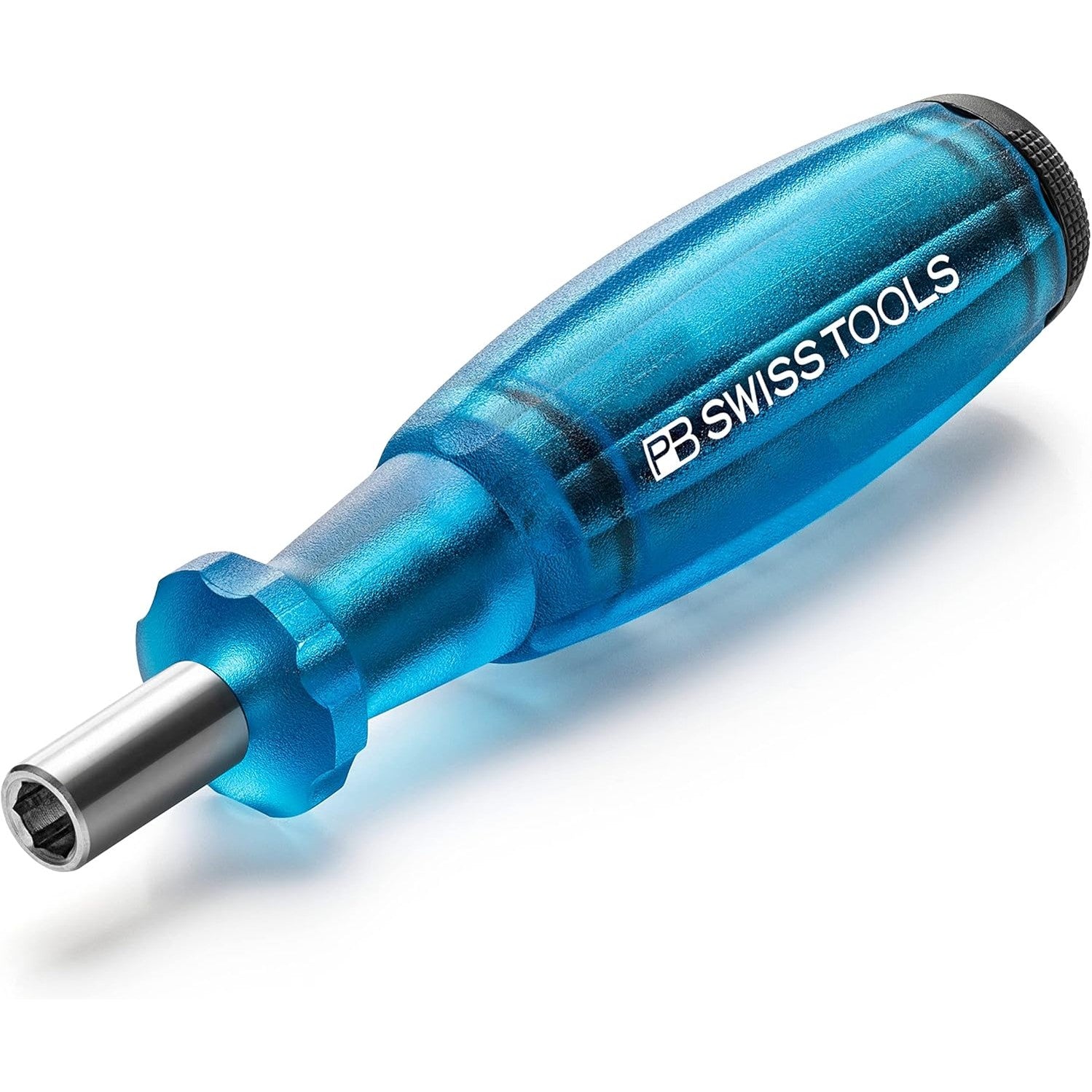 PB Swiss PB 6464.Blue - Insider Pocket Tool with Integrated Bit Magazine, 8 Precision Bits C6-Liger Tools