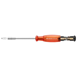 PB Swiss PB 6465.Red CBB - Insider Long – universal holder for 1/4” bits, including 8 C6 Precision Bits