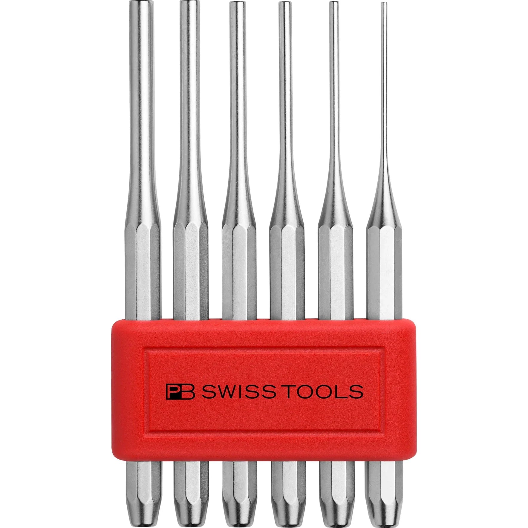 PB Swiss PB 755.B CN - Pin punch, drift punch, octagonal, set in practical plastic holder