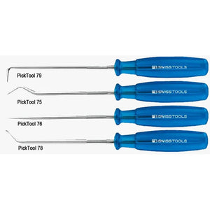 PB Swiss PB 7680.CN - PickTool, Multicraft Handle, 4-Piece Set in Self-Service Packaging