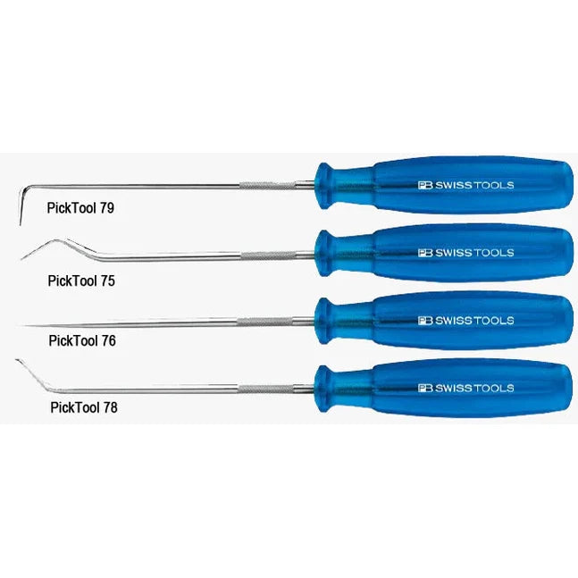 PB Swiss PB 7680.CN - PickTool, Multicraft Handle, 4-Piece Set in Self-Service Packaging