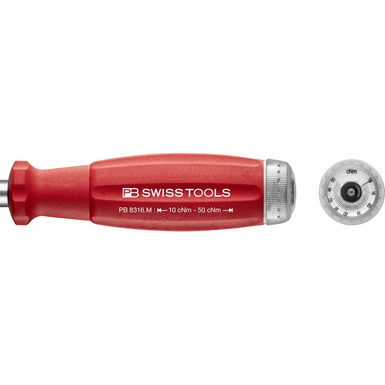 PB Swiss PB 8316.M 10-50 cNm - MecaTorque, Torque Screwdriver with Analog Scale
