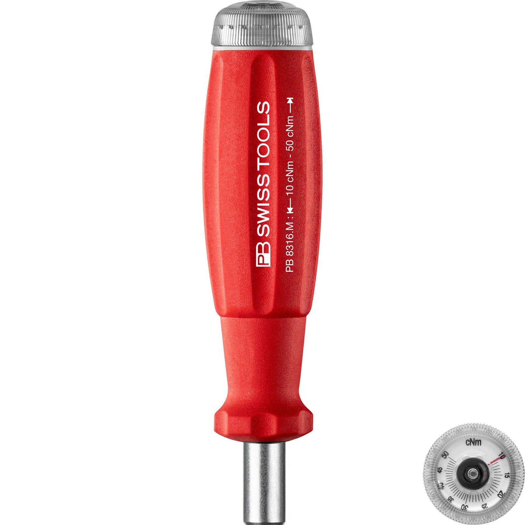 PB Swiss PB 8316.M 10-50 cNm - MecaTorque, Torque Screwdriver with Analog Scale-Liger Tools