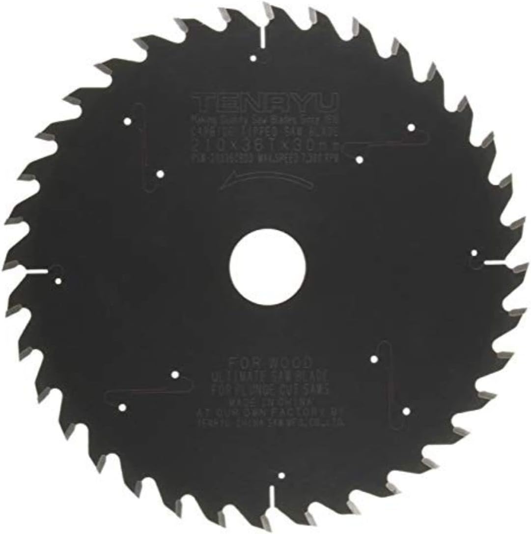Tenryu PSW-21036CBD3 210mm X 36T Blade for Festool TS-75 Plunge Cut Sa ...