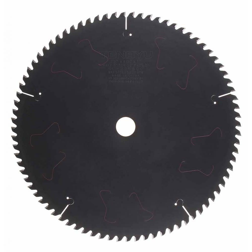 Tenryu SL-30580C Silencer-Series 12" X 80T 1" Arbor-Liger Tools